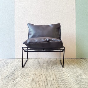 020-30306　ミニチュア家具　＊1/6サイズ＊　アイアンソファ 1人掛け 2col