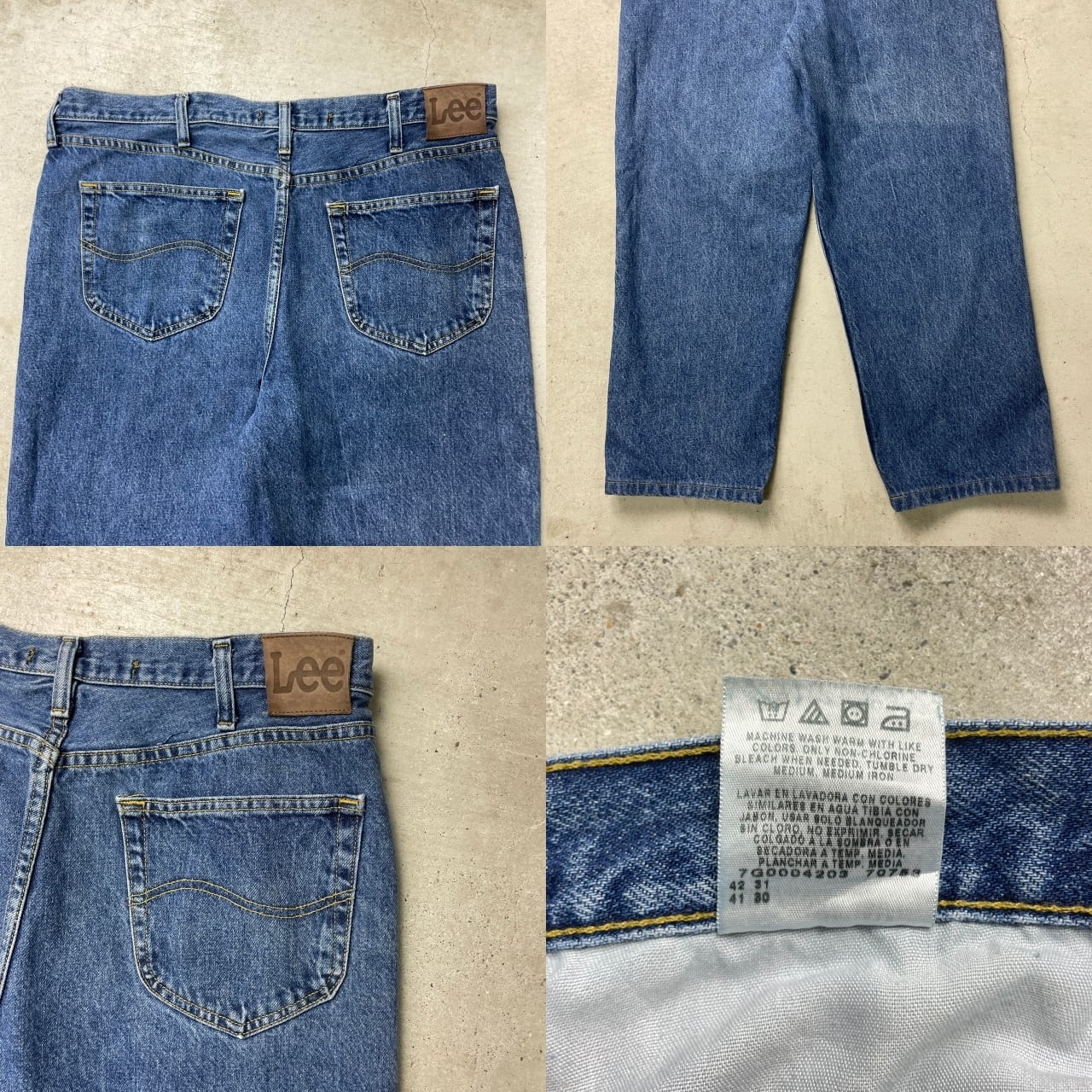 パンツ 90's solo semore Baggy denim jeans w40 SOLO jeans 刺繍あり w40 90s SOLO SEMORE 🦂🦂🦂 Baggy Pants and