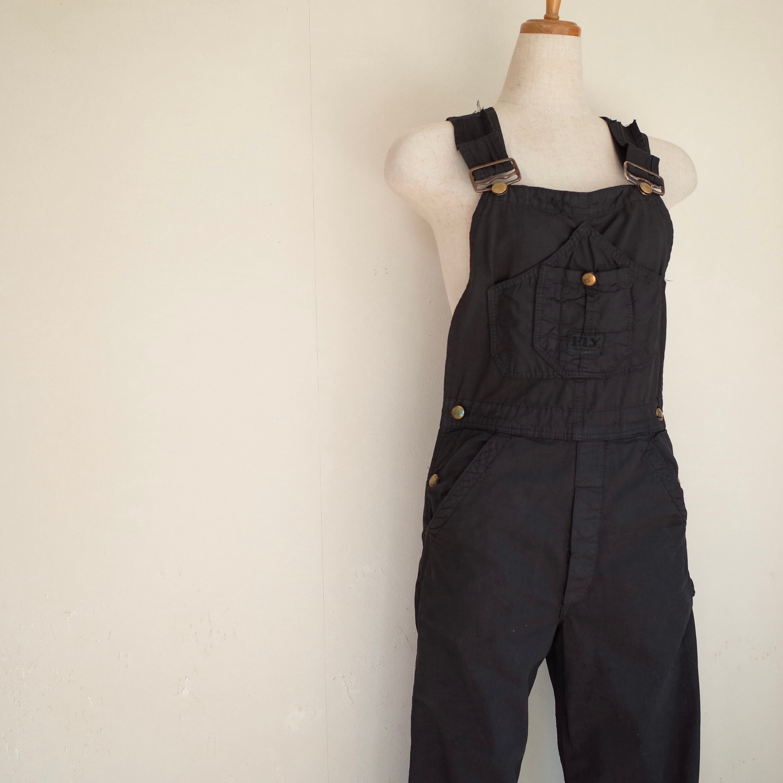 70s USA made overall "Black"