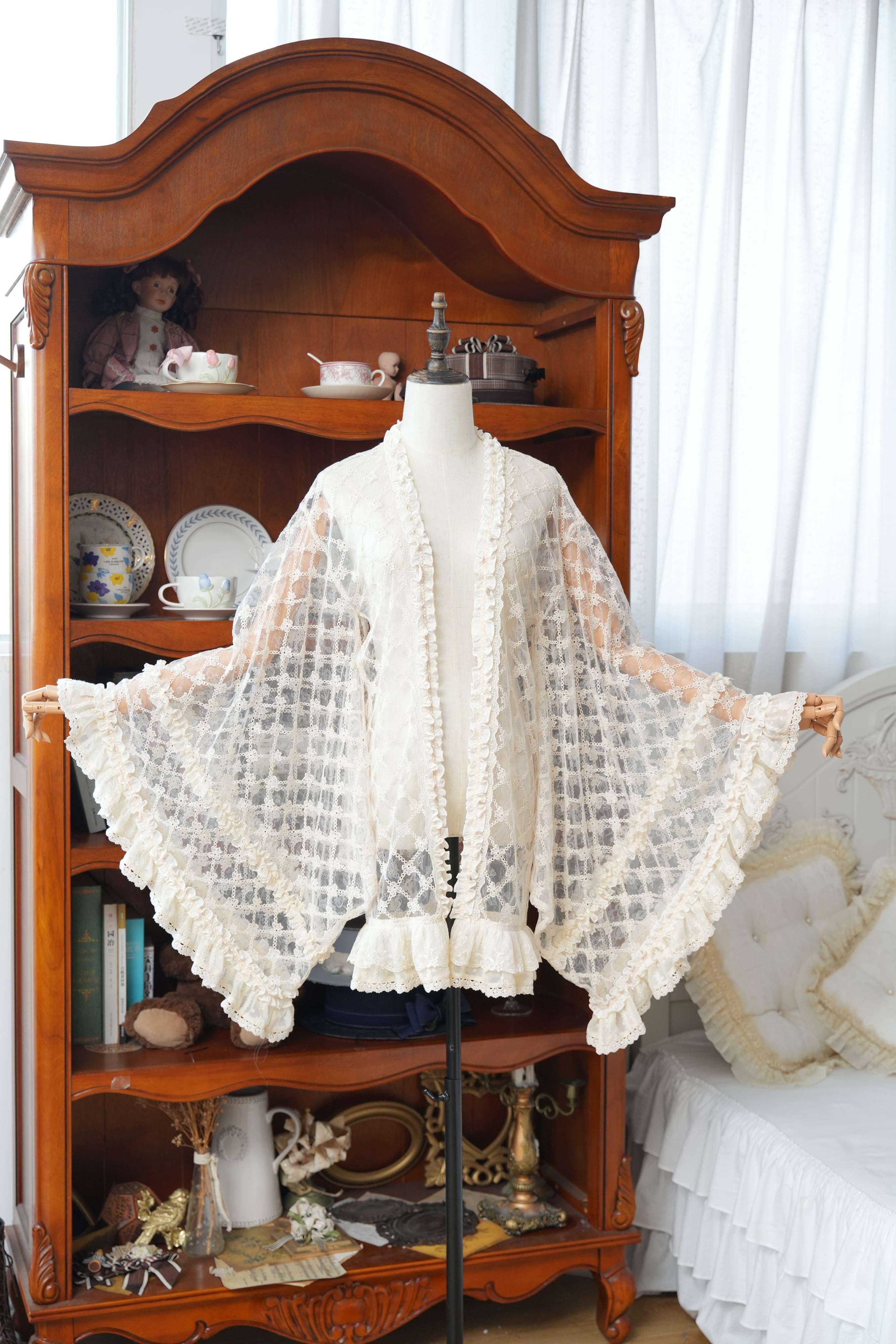 Fashion Show】あけぼのの供人 レース羽織 | HoshibakoWorks