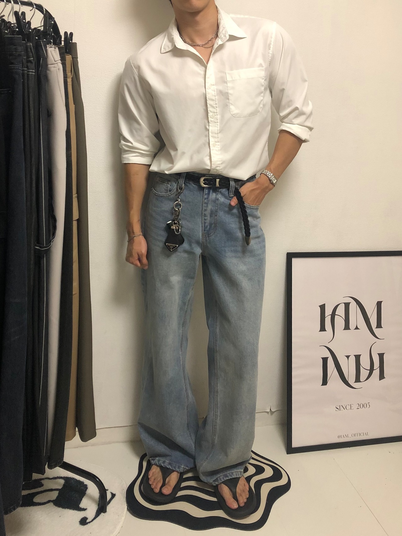 Basic Minimal Relax Shirts(3color) - 12