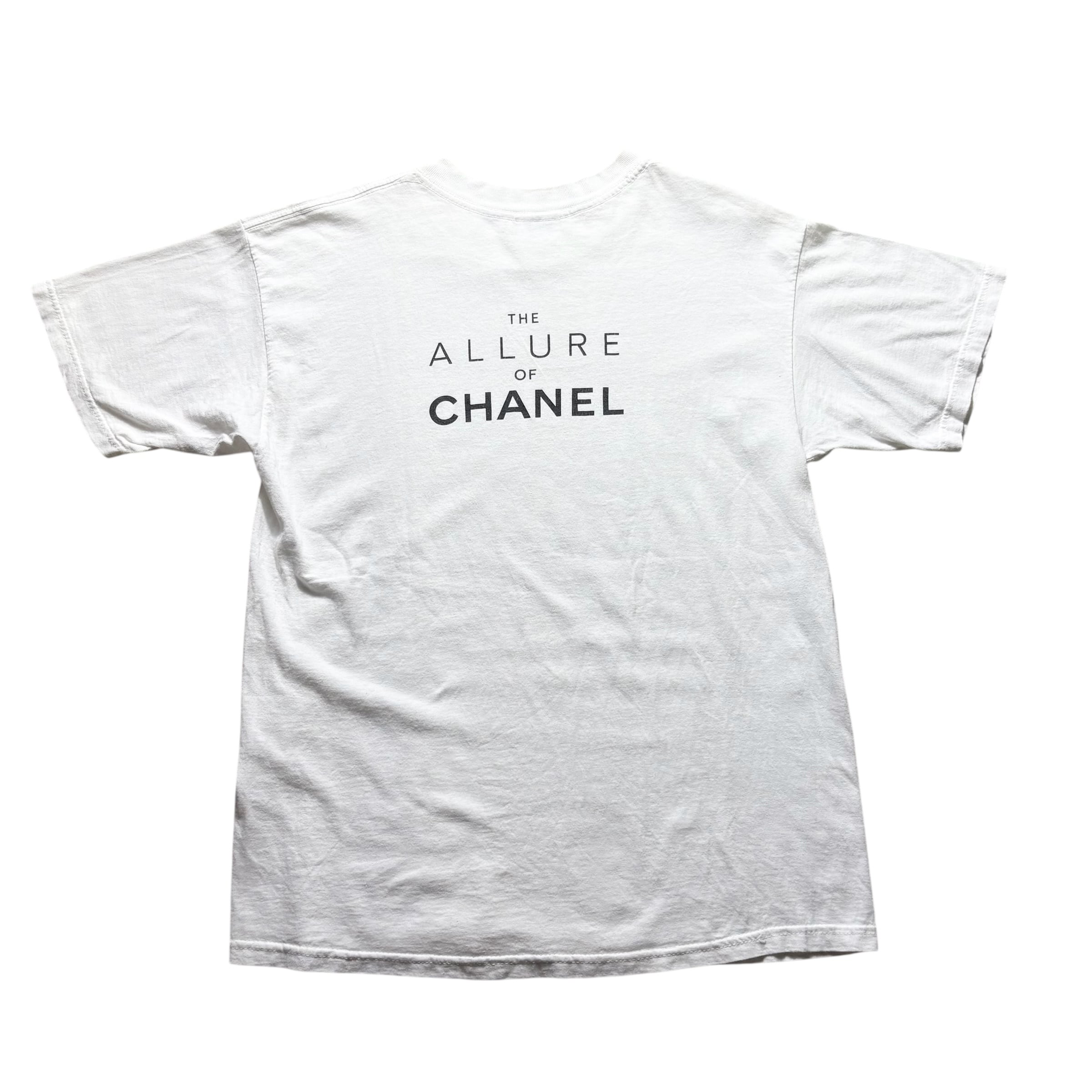 vintage 1990's~00's CHANEL “THE ALLURE of CHANEL” promo tee | NOIR