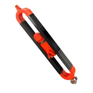 【数量限り】スクライビング定規 不規則な形状 型取りゲージ ケガキ工具 ロック付きの輪郭ゲージ調整可能なロック正確な木工測定ゲージ 建設用 DIY用便利工具 (オレンジ)