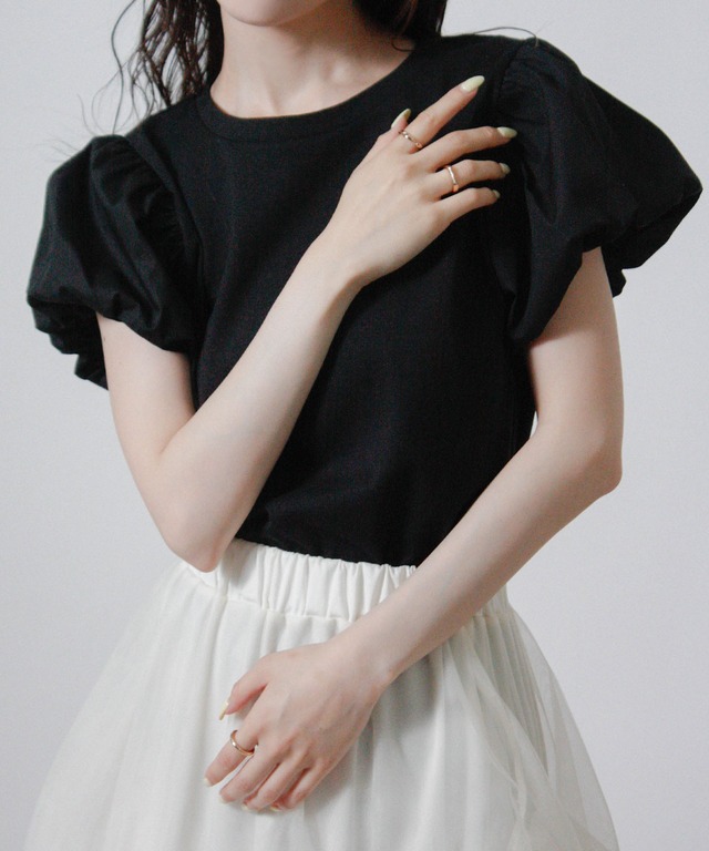 バルーンスリーブTシャツ