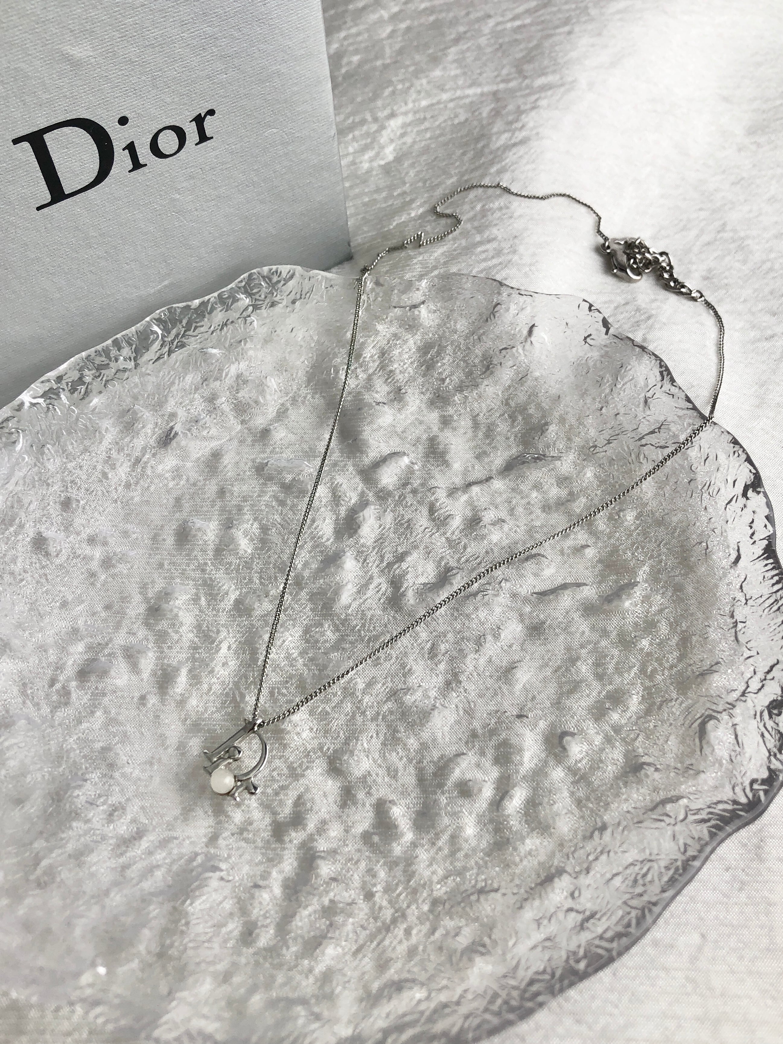 Christian Diorクリスチャン ディオールヴィンテージパールネックレス Christian Dior クリスチャン ディオール ネックレス シルバー