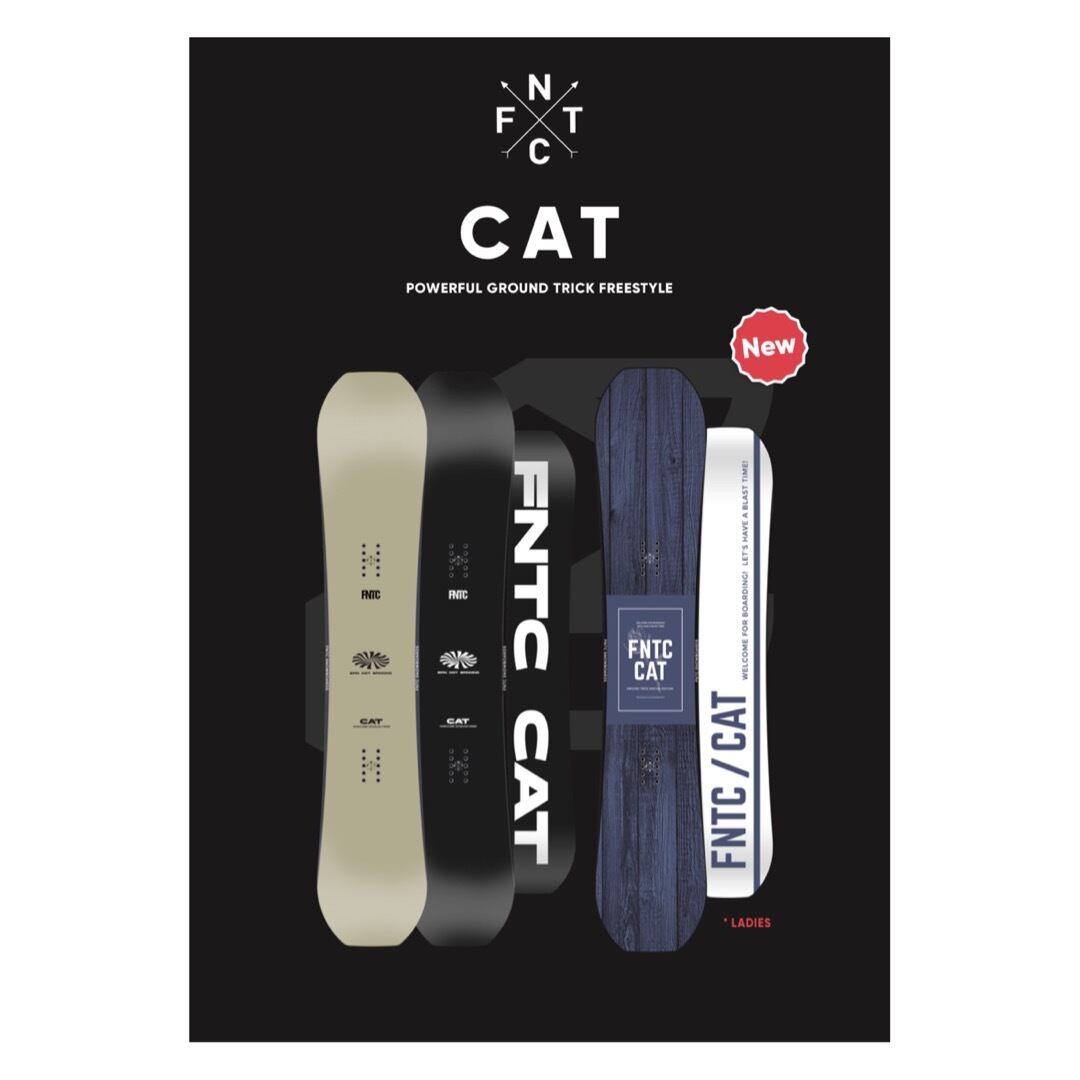 【FNTC】CAT 22-23 グレー 150cm スノーボード メンズ