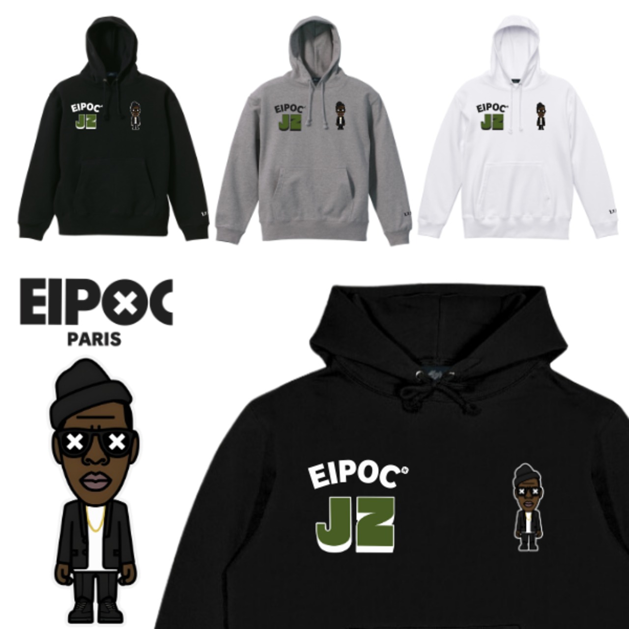 EIPOC PARIS "JZ" Foodie (Black/White/Gray) - 1
