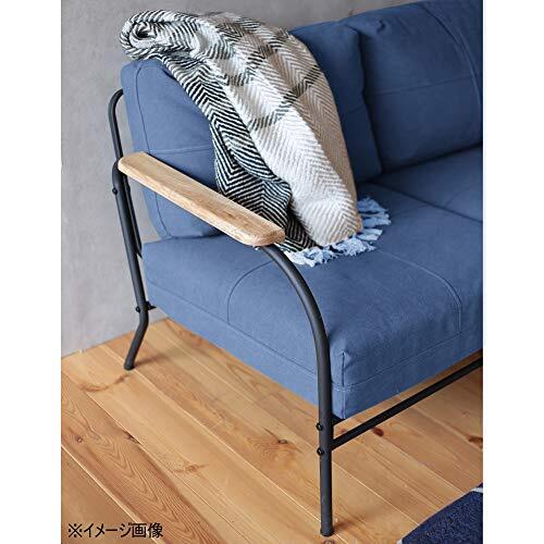 Nora. andg ブッバ ソファ ネイビー 
ビーズクッション デニム風 ノラ(Nora.) ソファ インディゴブルー 2人掛け 幅138cm andg ブエノ