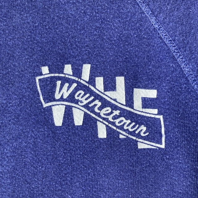 半袖スウェット 60s Wayne Town ブルー ヴィンテージ古着 画像6