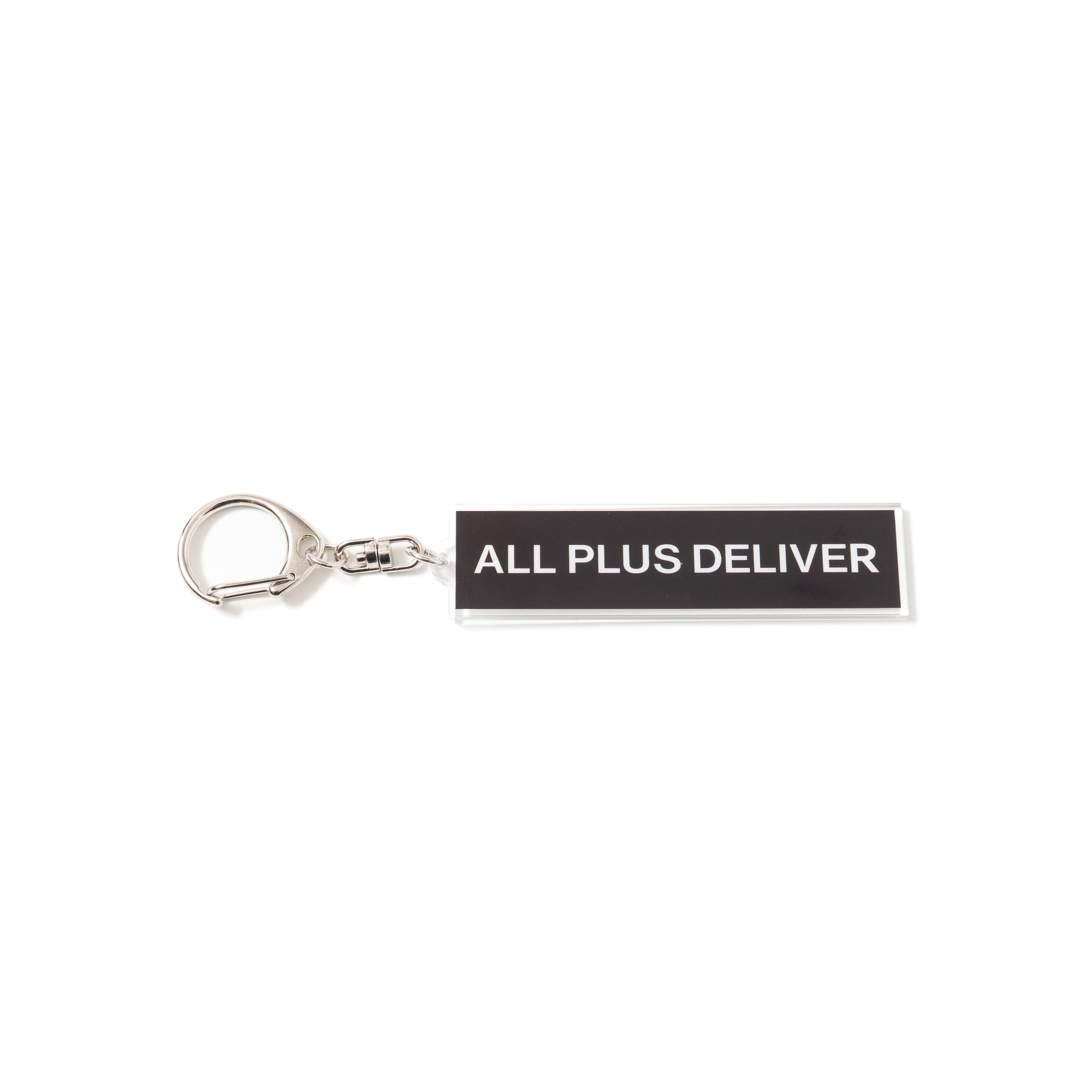 ALPSDR BOX LOGO KEY RING / BLACK