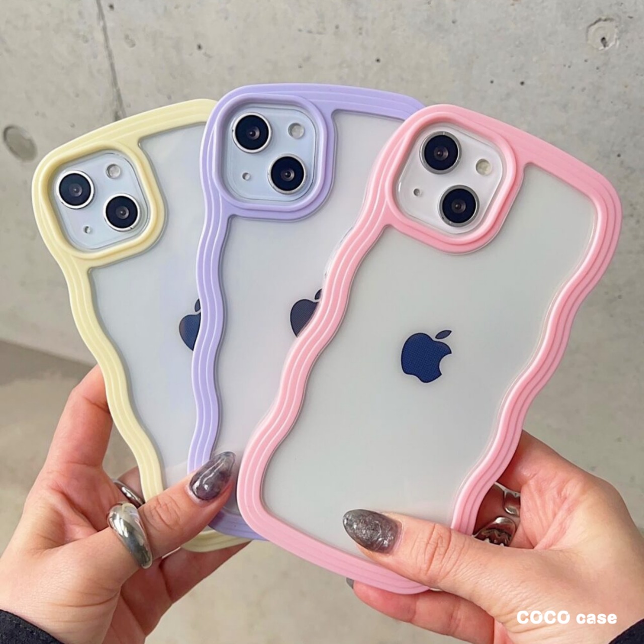 パステルなくねくねケース（ホワイト） - 8