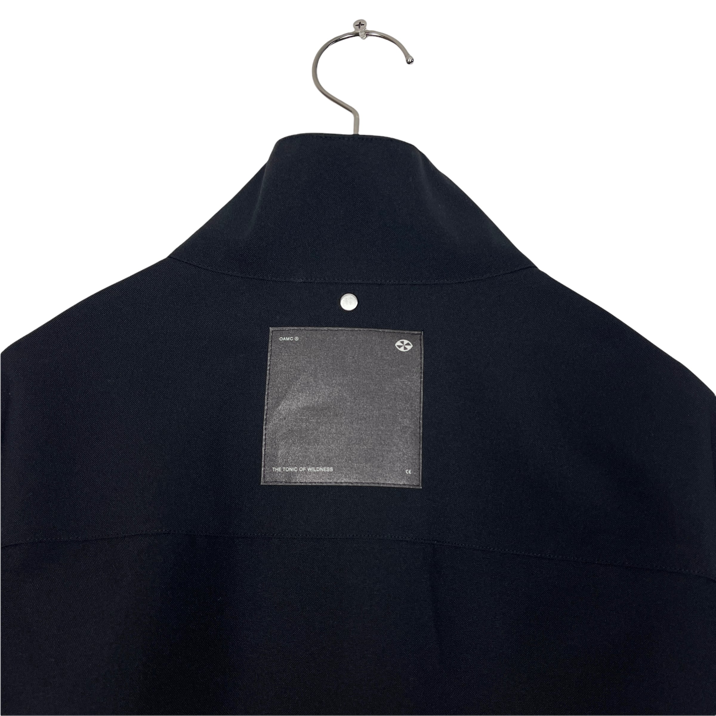 OAMC(オーエーエムシー) SYSTEM FULL ZIP SHIRT WOVEN (black