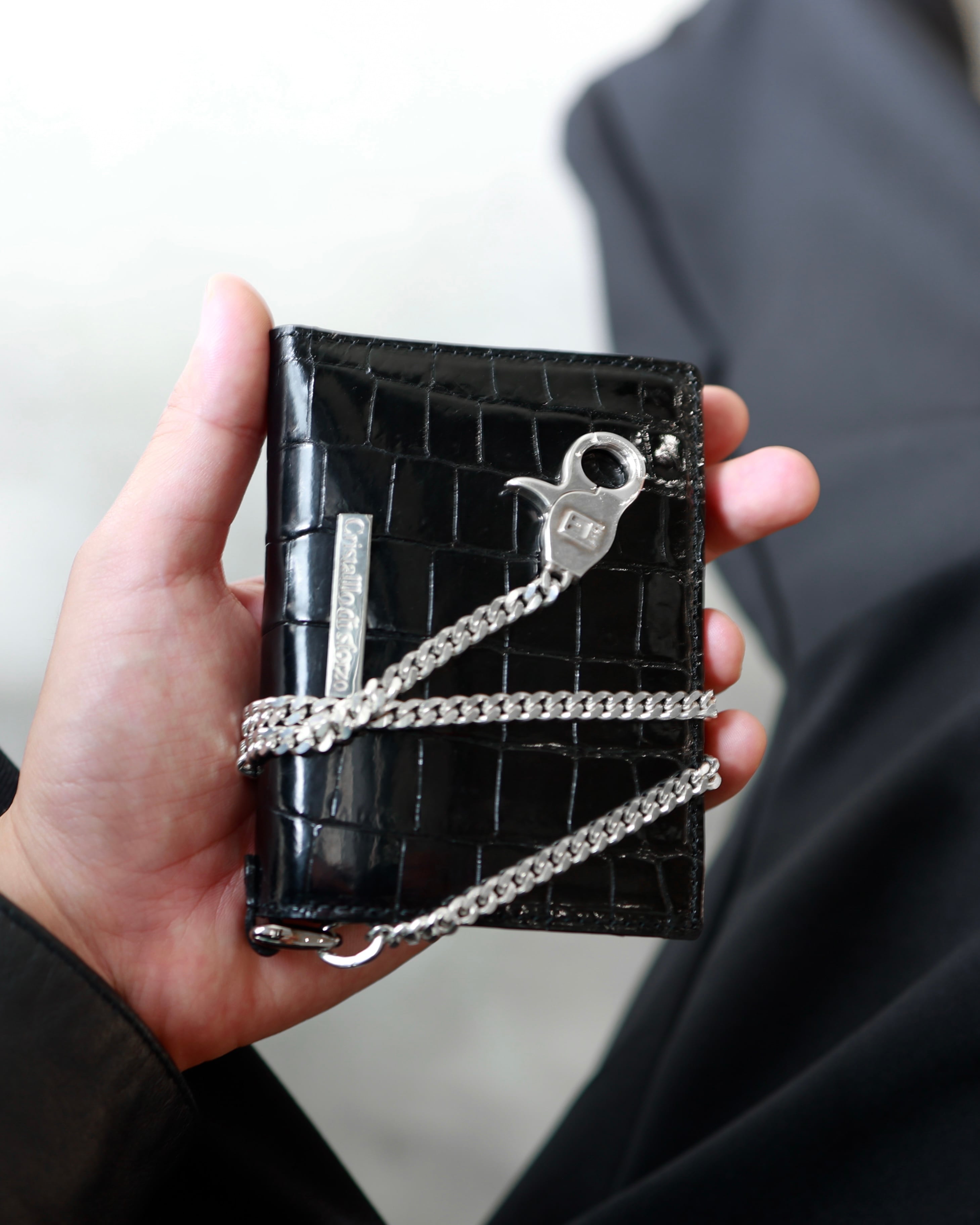 即納在庫追加】Crocodile Porosus Minimal Conpact Wallet【最高級