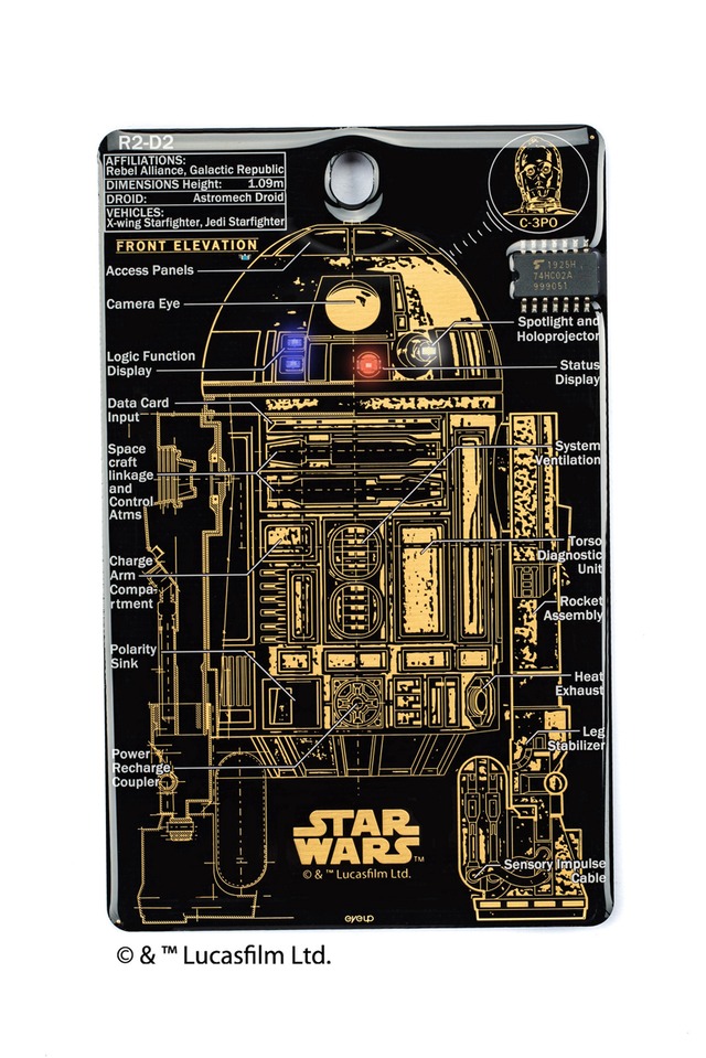 【名入れ無料】FLASH R2-D2 基板アート  IC card case