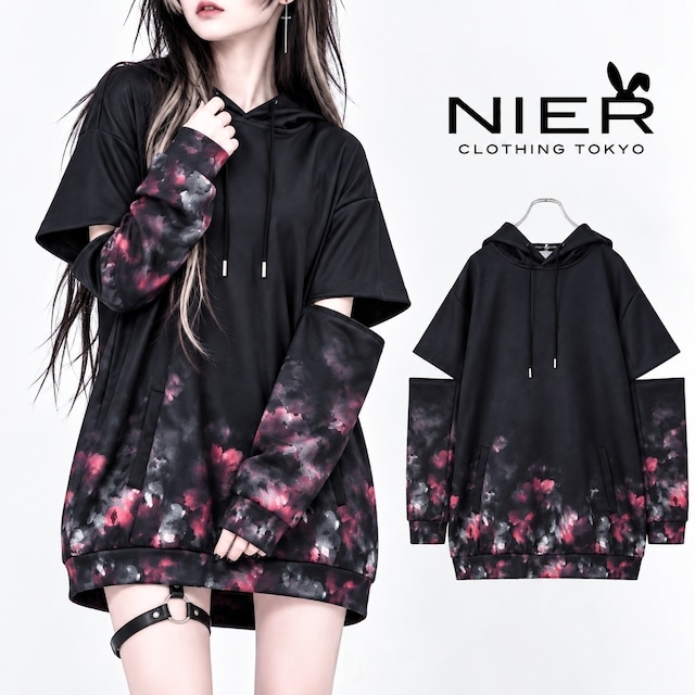 《ゾロ目の日限定プレゼント大特価》2WAY ZIP SLEEVE PARKA【DARK PEONY】