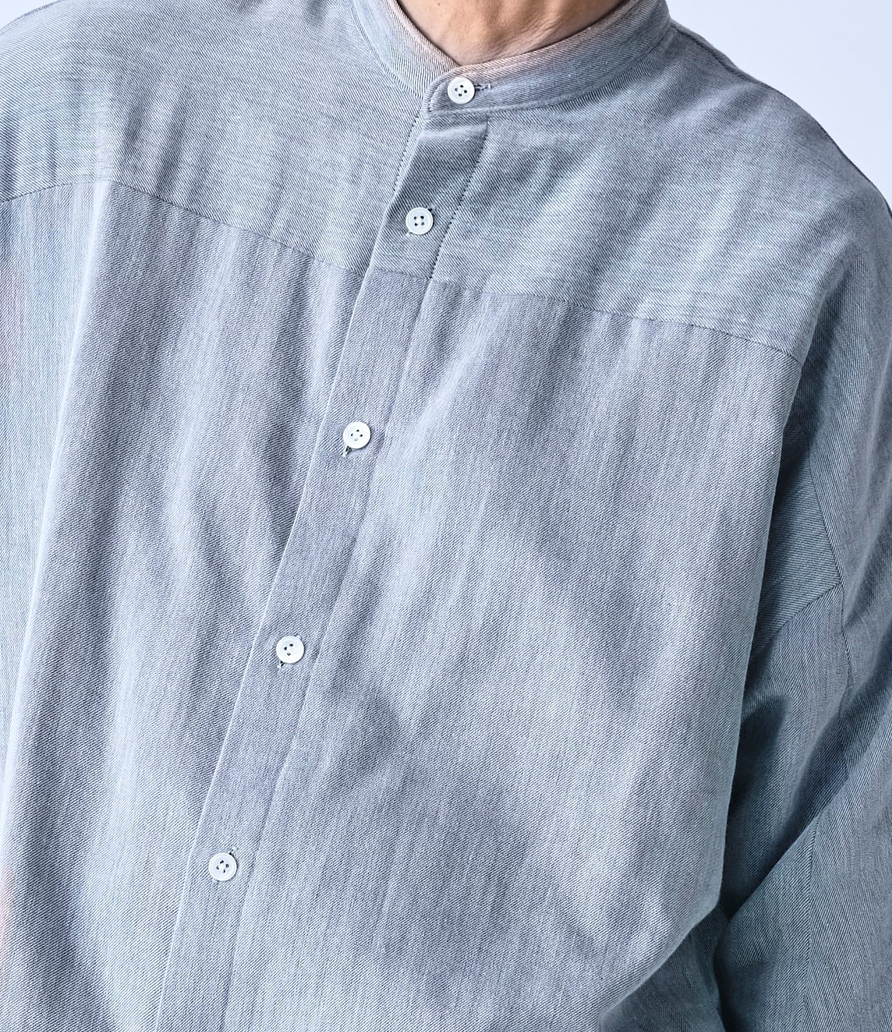 ルミナ（バンドカラーシャツ：ライトグレー） | キルキセキ