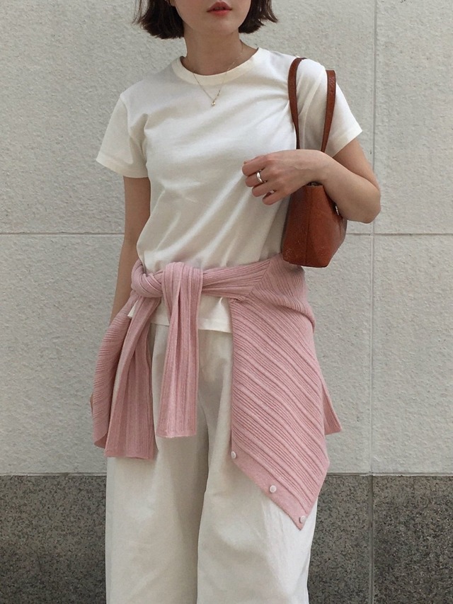 〘予約〙digreen / mom) wiggly rib cardigan