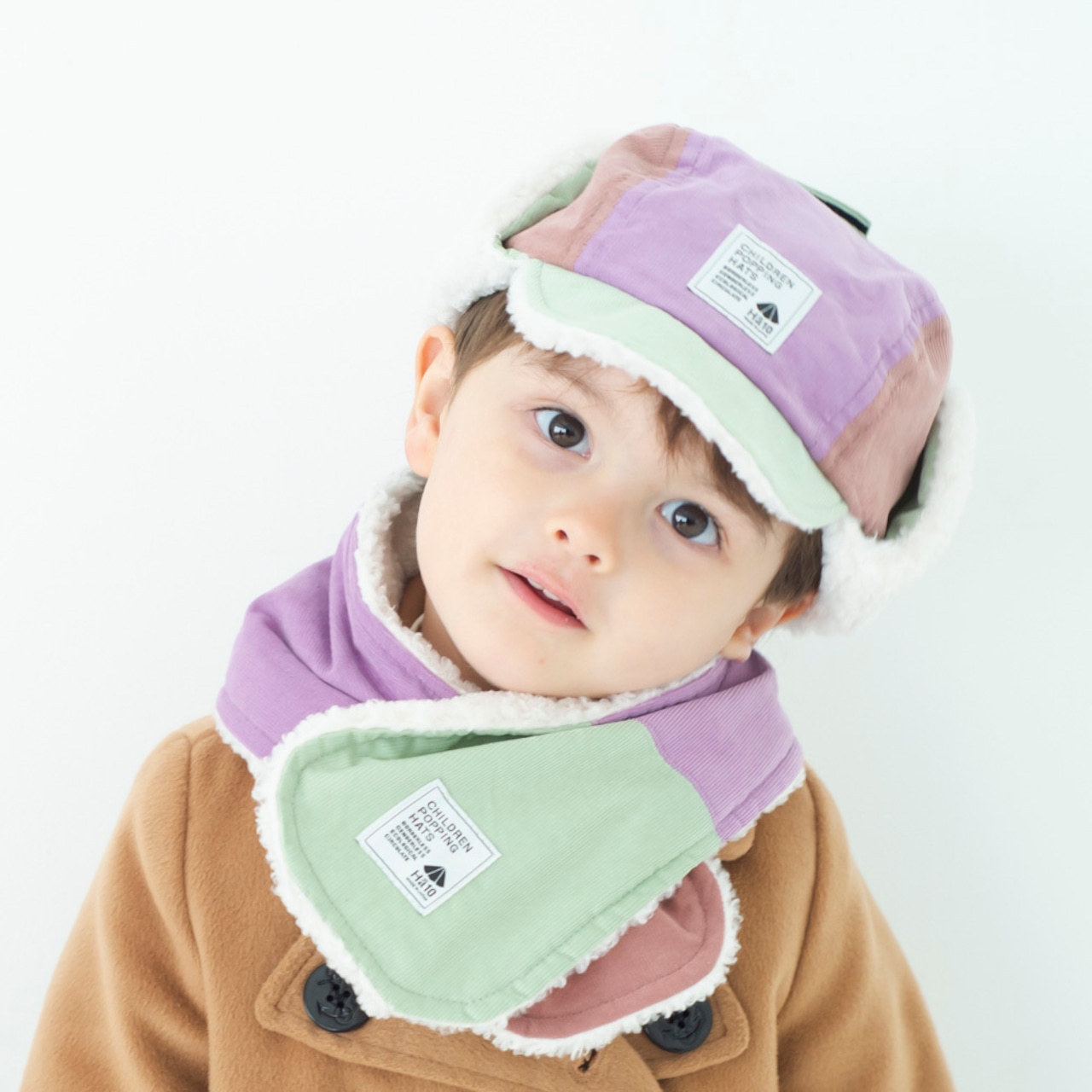 パイロットキャップ【マルチミントグリーン】54cm 全8色 推奨年齢3歳〜7歳