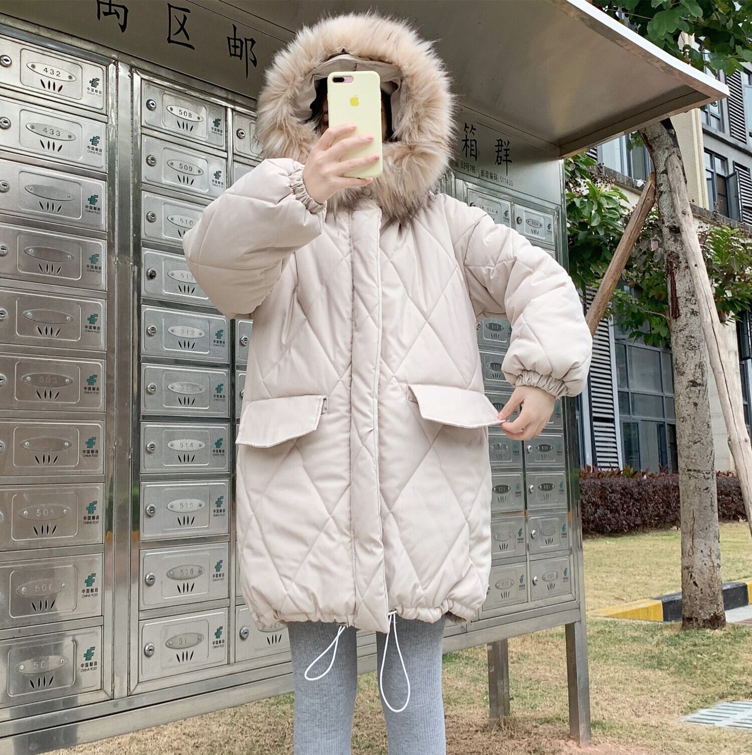 フードジャケット ウィンター コットン 冬物 萌量不足76359441041