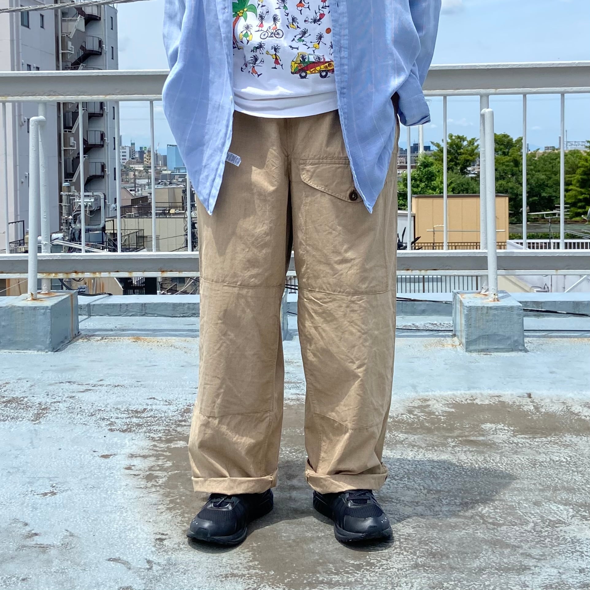 BRITISH ARMY 40s SAS Windproof DRAB OVER TROUSERS | Focal_kouenji