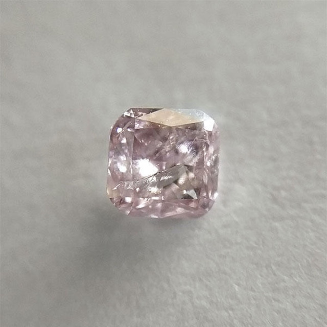 0.127 ct F. L.BR. PUR. PINK 天然 ピンク ダイヤ