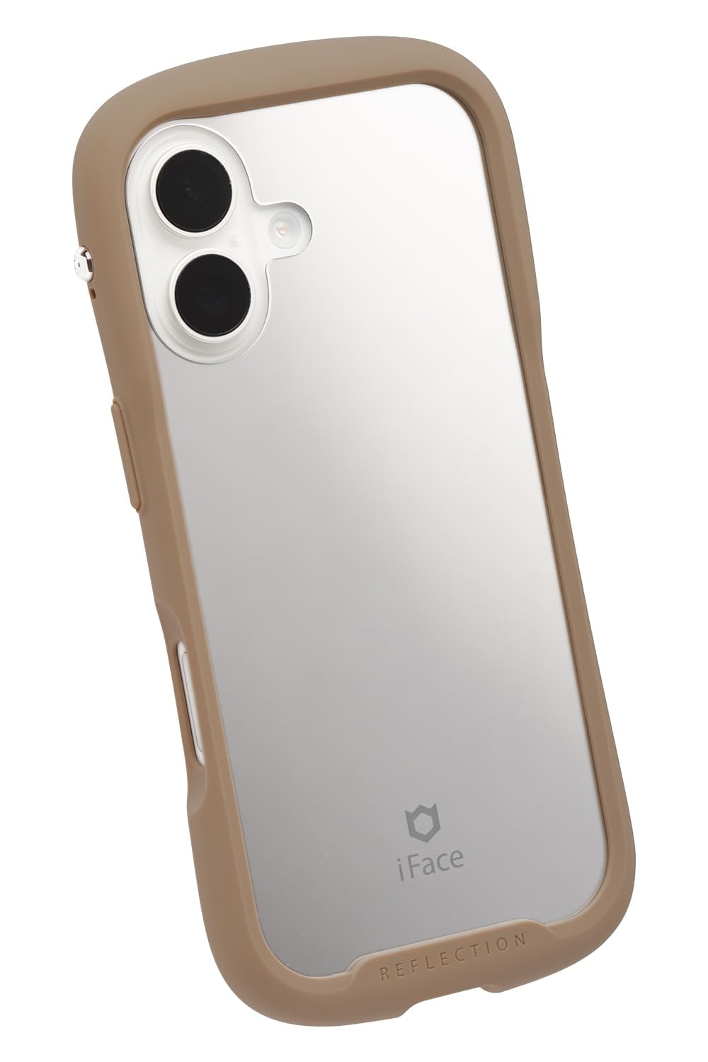 iFace スマホケース iPhone 17 対応 Reflection Mirror MagSynq 強化ガラスケース (ベージュ)