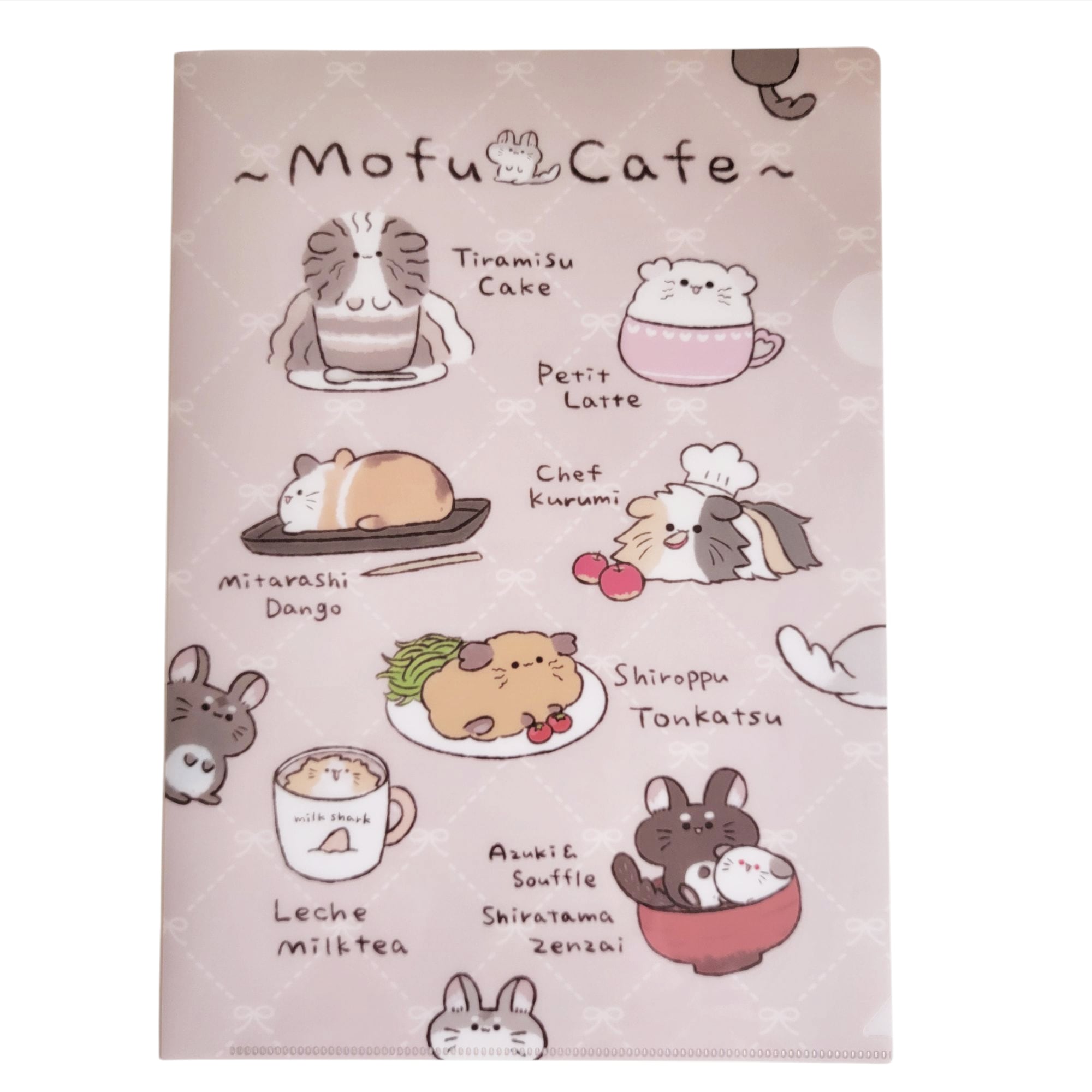 A4 クリアファイル mofucafeメニュー | mofucafe