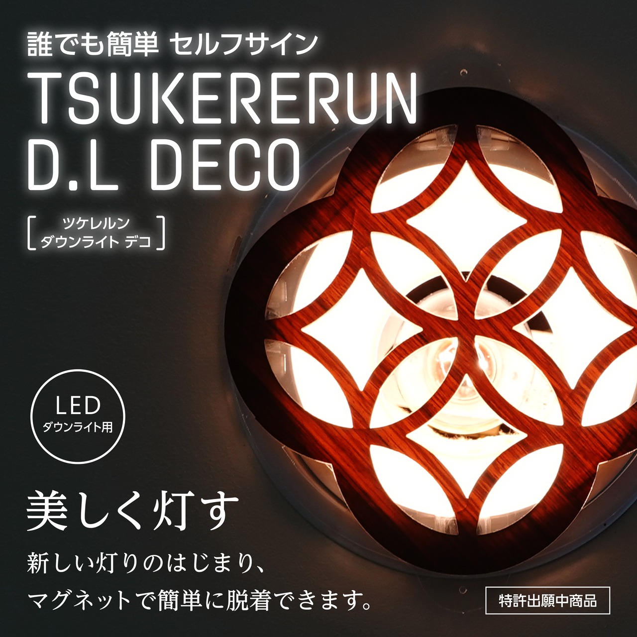 ダウンライト キャップ TAKEDA（LEDライト専用）　dlc-0018 - 5