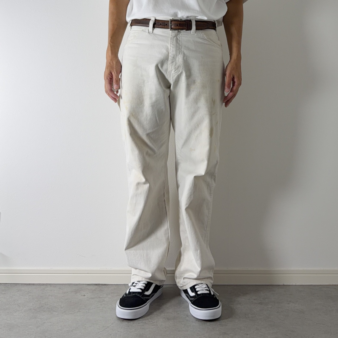 Dickies Sherwin-Williams white painter pants [W31.5L29相当] 古着 - 15