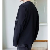 レイヤード風 クルーネックカットソー af0354