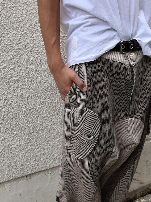 【26aw/joone joonam】herringbone adventure pants
