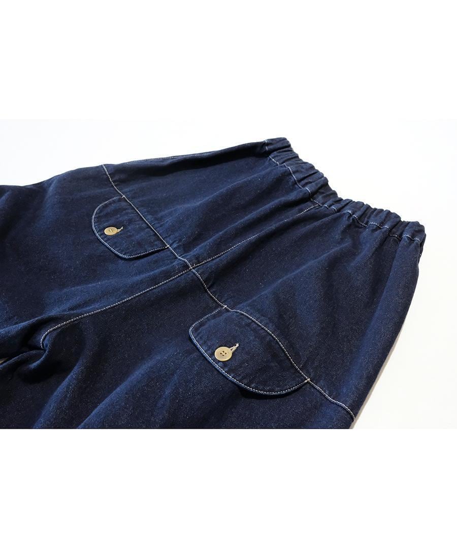 tumugu:]ツムグ 12ozコットンリネンデニム ティンカーパンツ