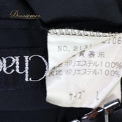【日本製 社交ダンス衣装】ブラック Chacott チャコット スカート 軽い 黒 薄い レッスン 練習 パーティ 発表会 レース 透け感