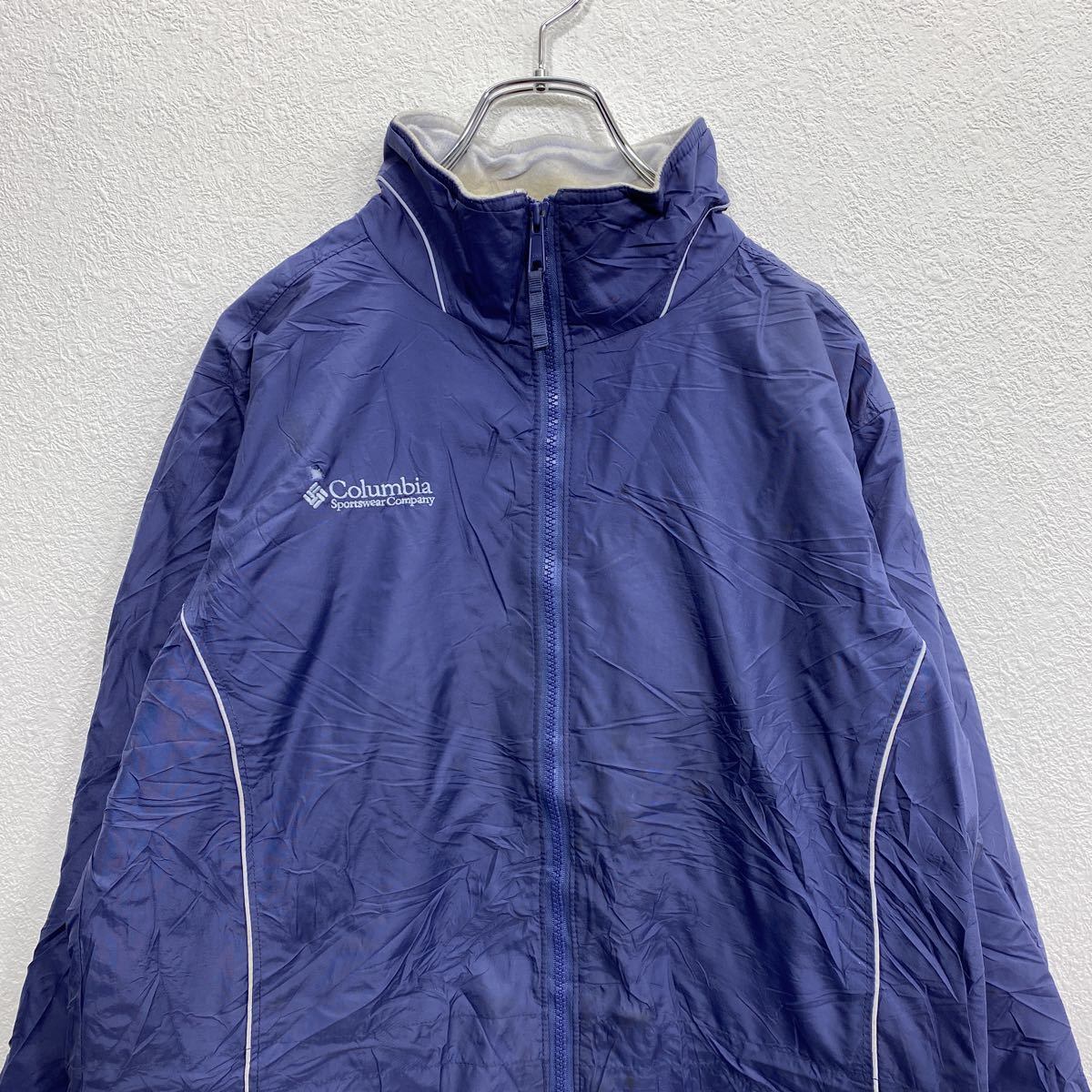 Columbia ナイロンジャケット フリース ネイビー womens L コロンビア 