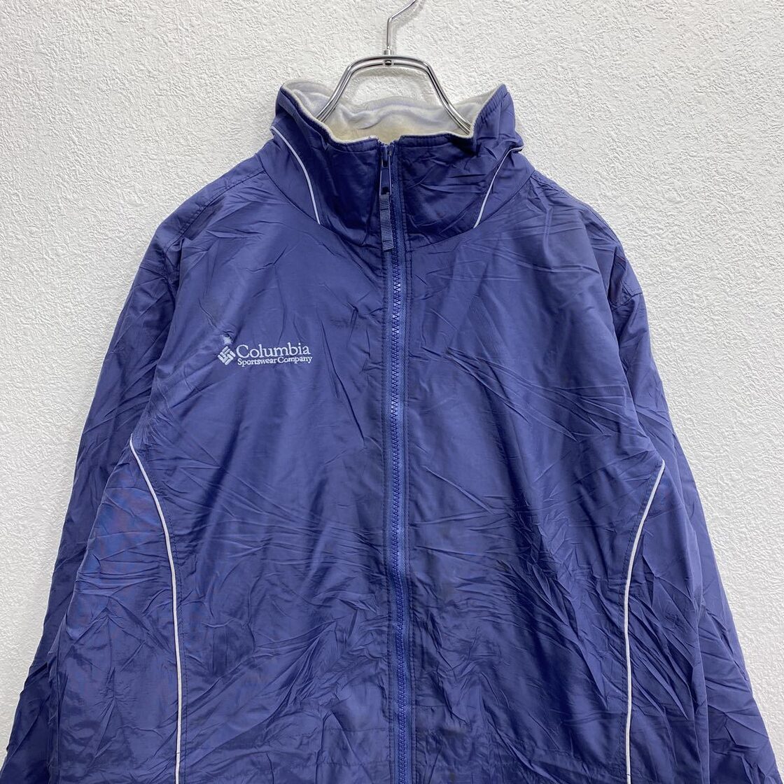 Columbia ナイロンジャケット レディース M ネイビー コロンビア 