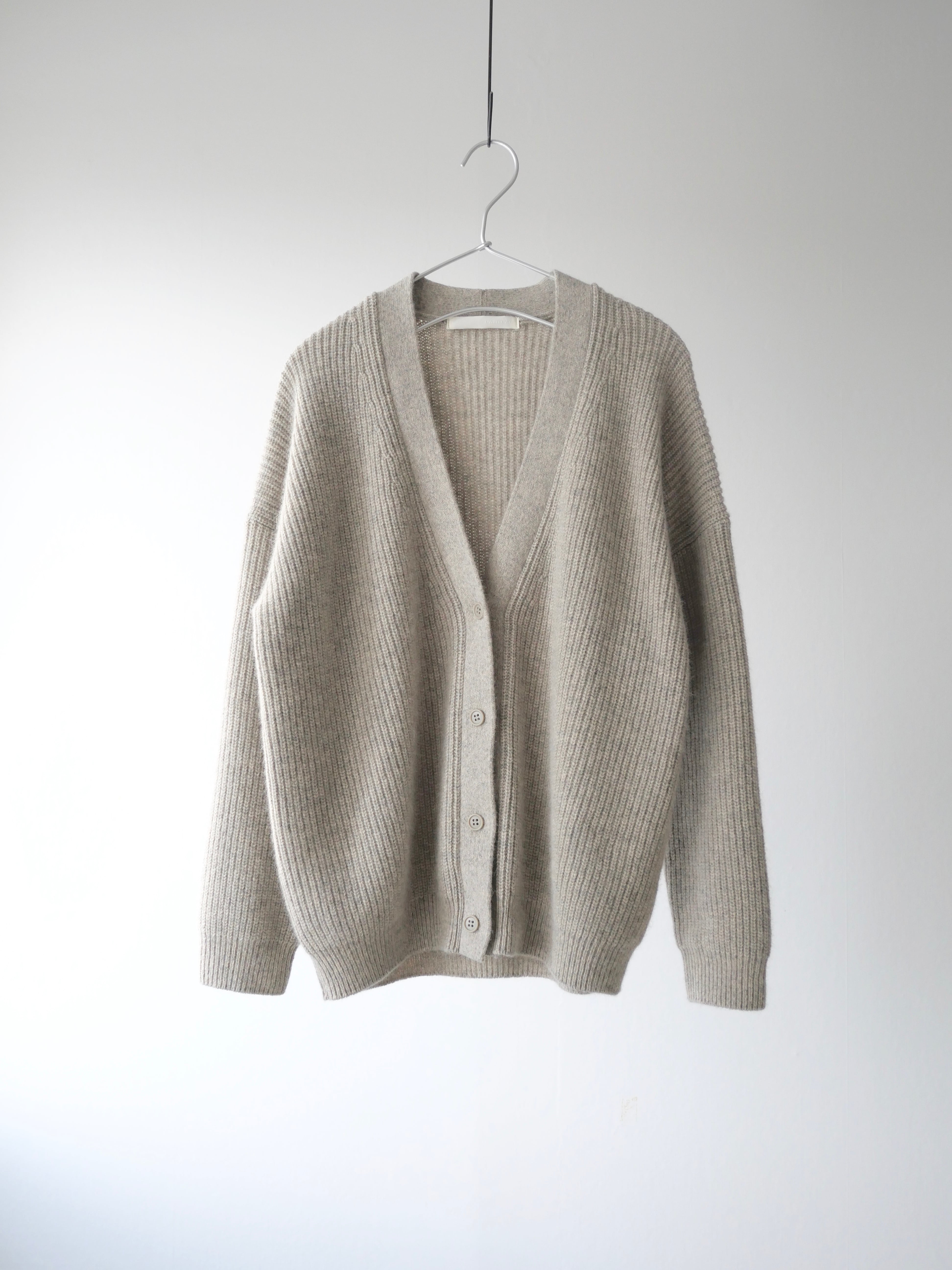 evam eva / wool fox aze cardigan | t a - n a