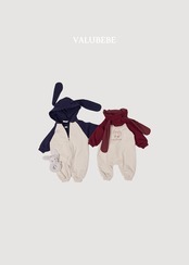 韓国子供服 / 26Autumn / 〖取寄〗valubebe / バーニー フード ジャンプスーツ/ ベビー服  *6M~18M *