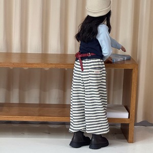 秋2wayボーダーボトムス