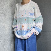 design embroidery southwestern pattern knit