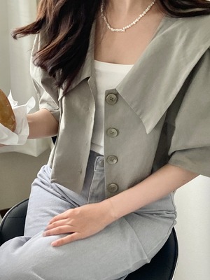 mature jacket(white/khaki/beige)
