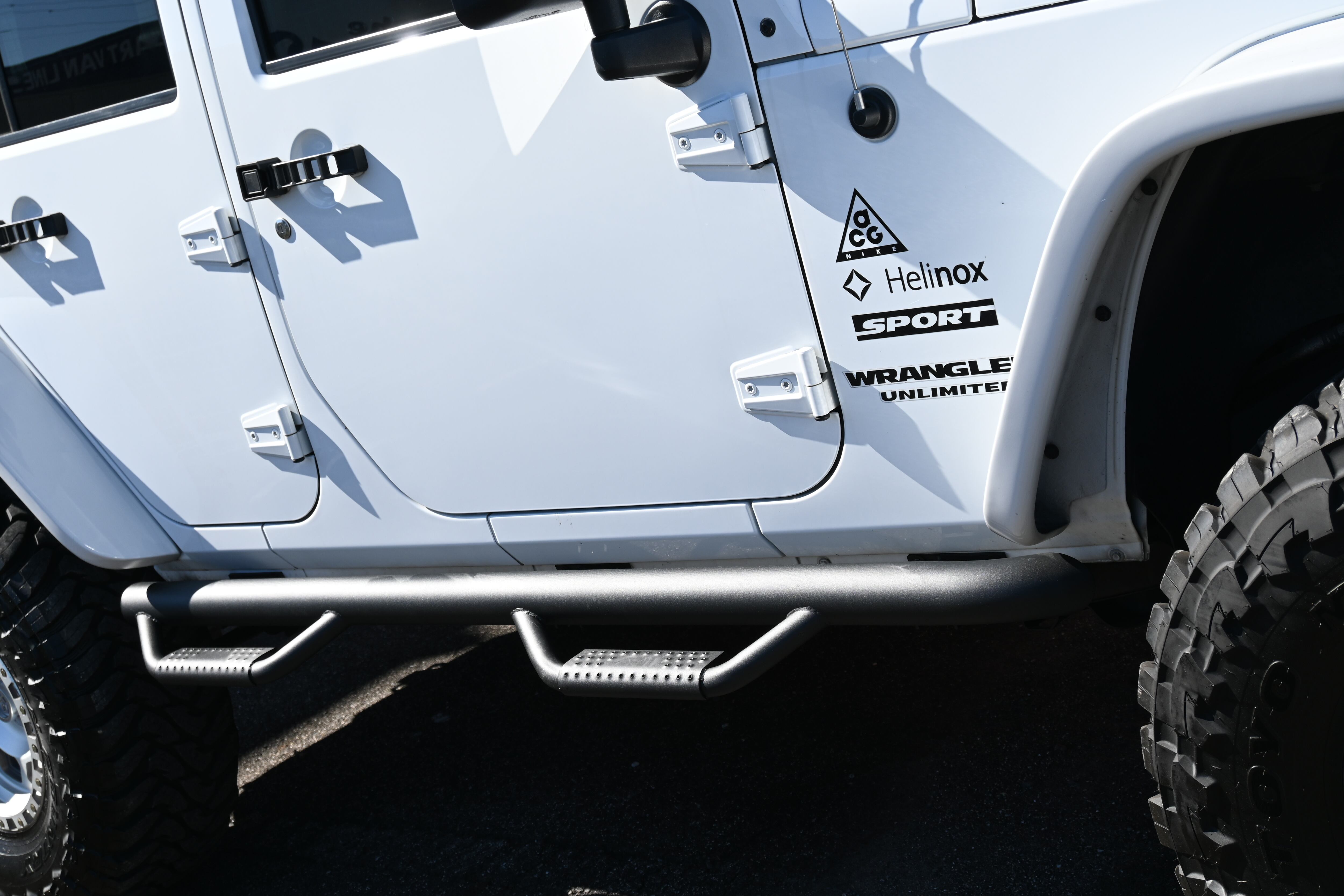 ULTIMATE 4STEP 3インチ サイドステップ ブラックパウダーコート JK