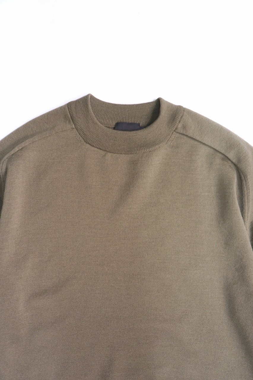 Worsted Merino Mock Neck P/O
