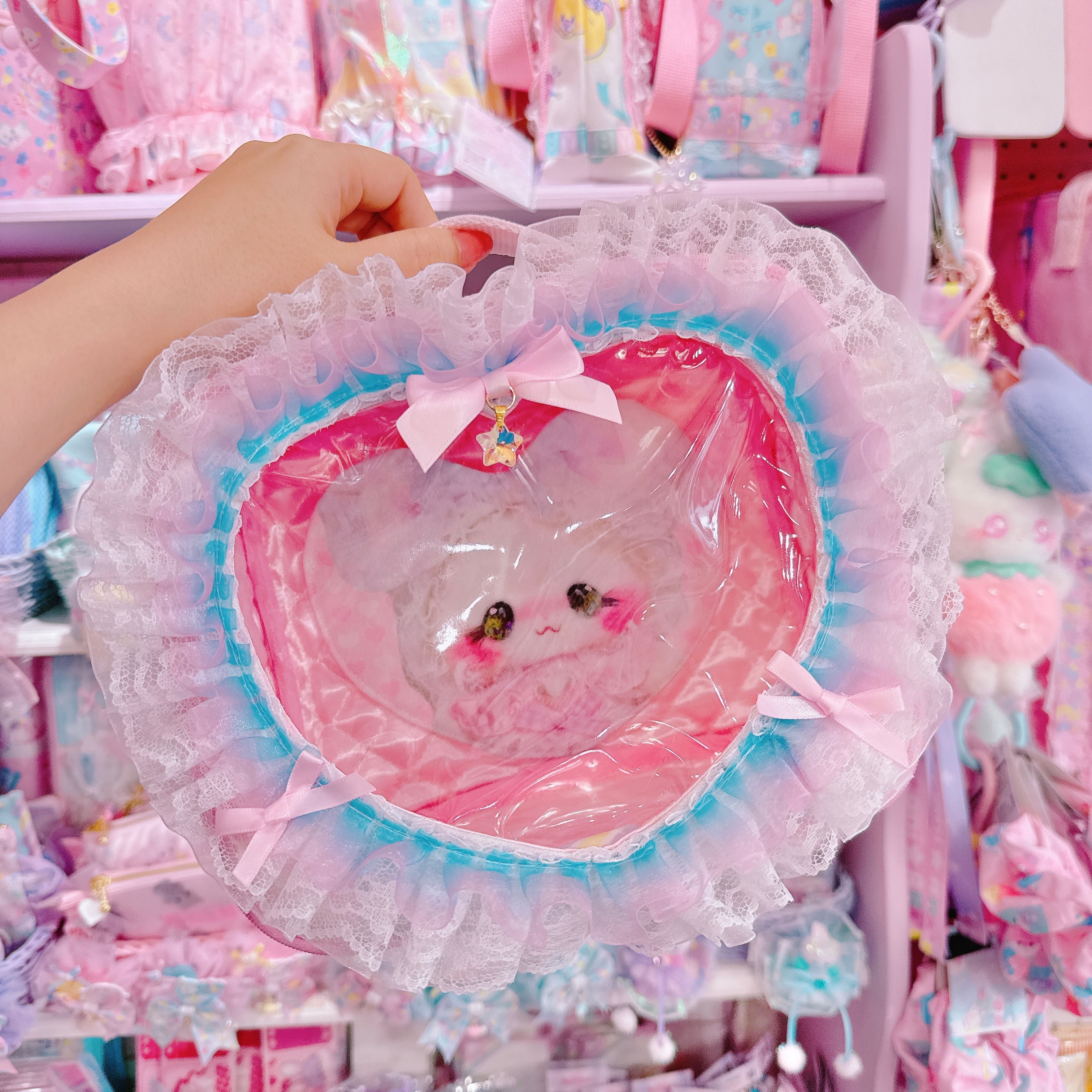 【D8】81-37ぬいぐるみ2wayトランクバッグM（ショルダーひも別売）