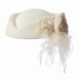[NO ROMANCE] Baroque French Lace Wool Beret Hat