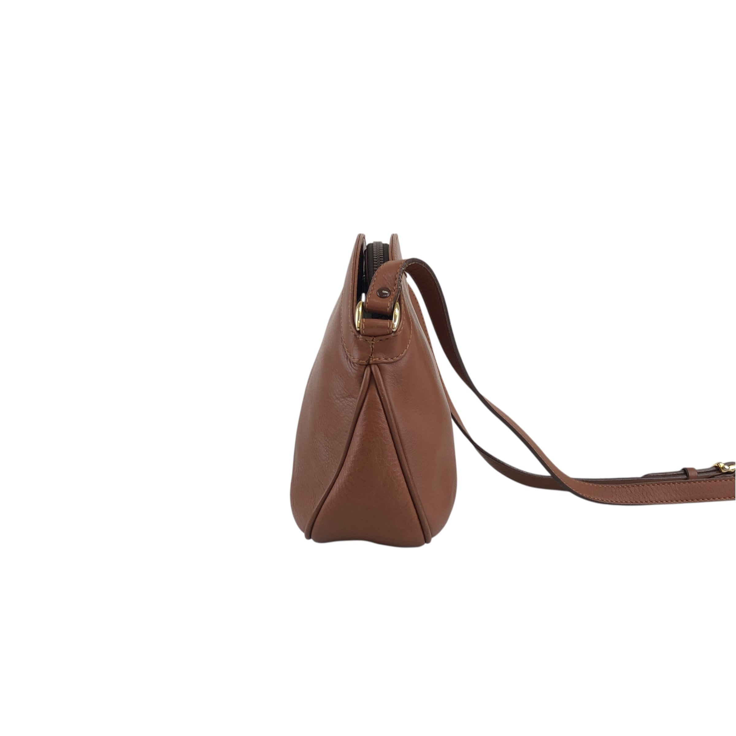 CELINE セリーヌ ショルダーバッグ ブラウン ブラゾン レザー vintage