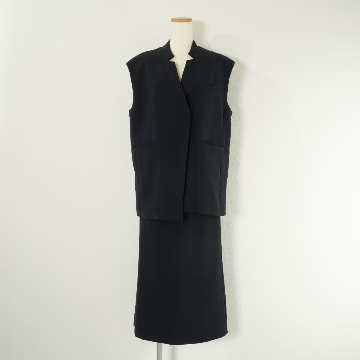 AMERI アメリ OTONA WRAP VEST SET UP DRESS オトナ ラップ ベスト  