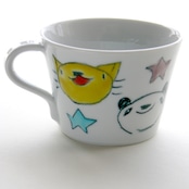 村田菜穂美作　子供用ミニマグ　「クレパス　みんなおともだち」［2104130000300］