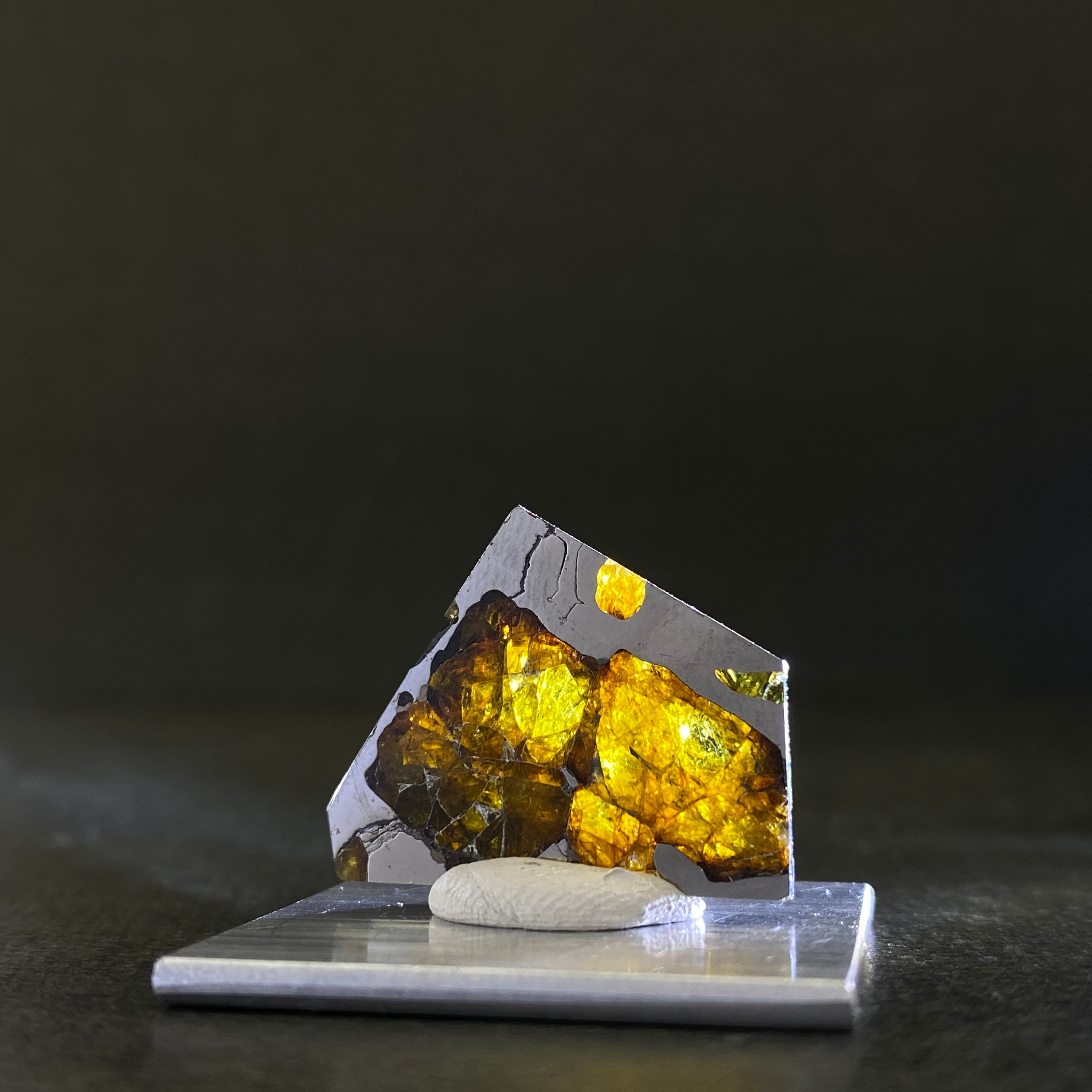 ねこし　イミラック隕石　パラサイト 標本ケース土台付き イミラック隕石HG Imilac Meteorite 22111102 | 【隕石屋】METEOS