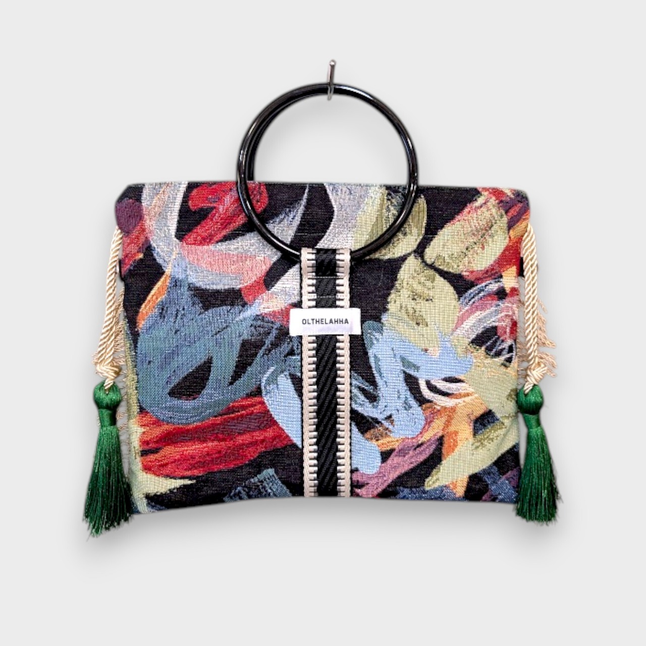 BrushArt Ring Bag-Black×Green