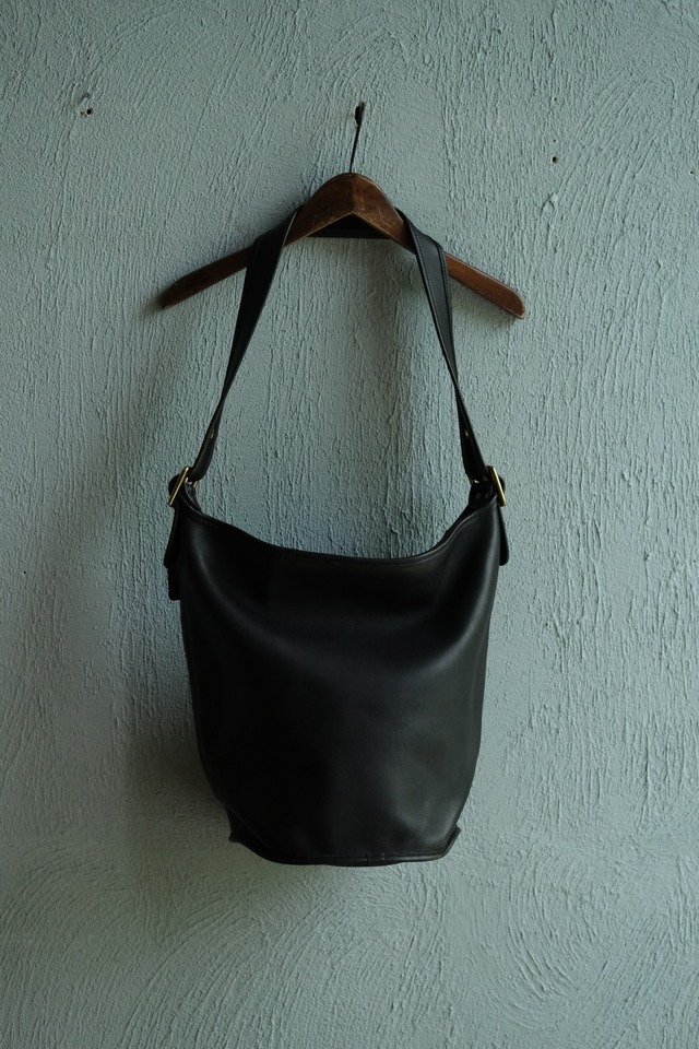 Utah／80-90’s “OLD COACH” glove leather bucket type shoulder bag